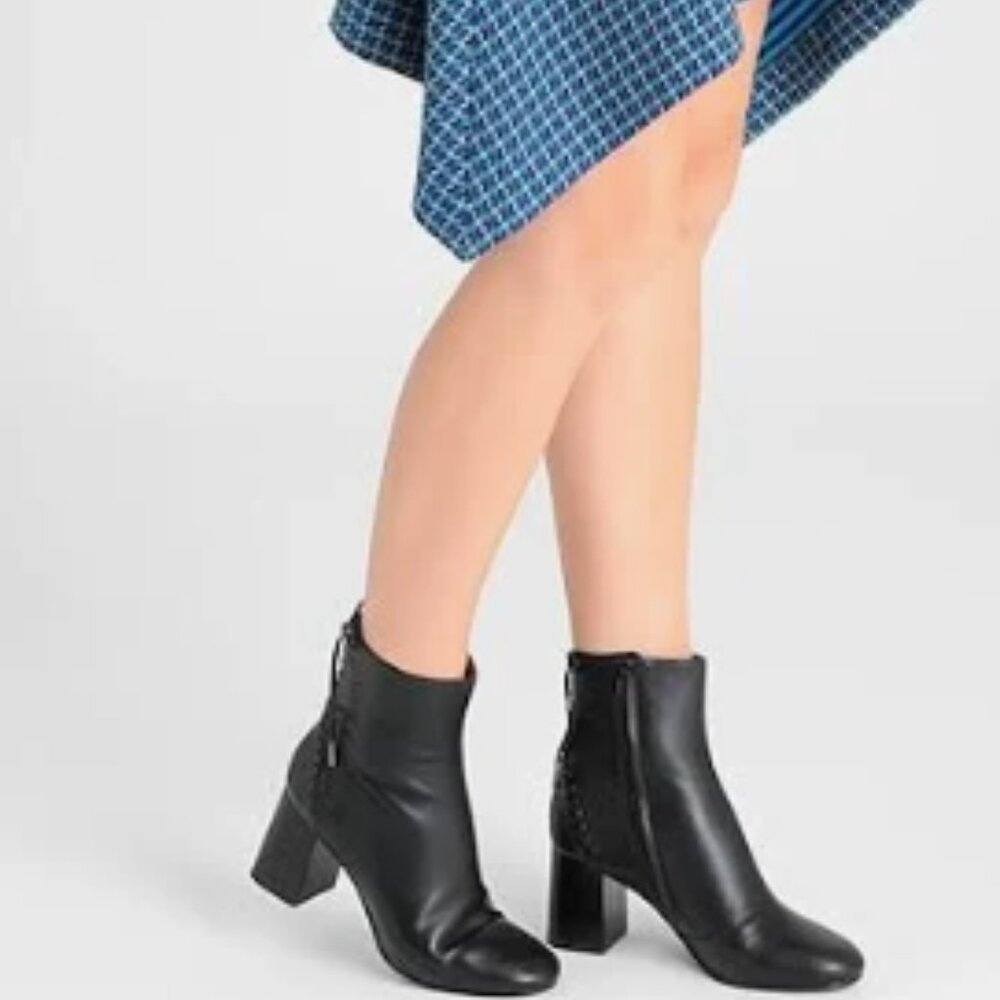 NWT NWOB See by Chloe Black Lambskin Leather Booties EU 40 / US 9 🥰
